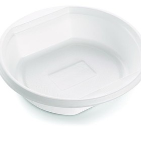 Тарелка PS белая суповая d-170 100шт/уп