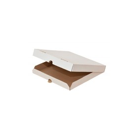 Коробка г/я под пиццу 250х250х40мм белая