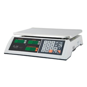 Торговые настольные весы M-ER 327 AC Ceed LCD Белые